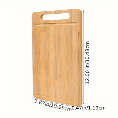 KitchenMatePro™ Bamboo Lightweight Cutting Board