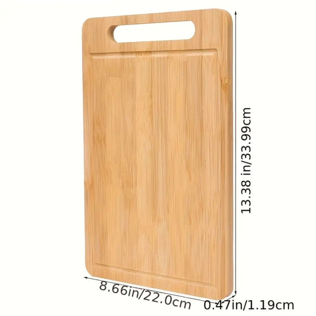 KitchenMatePro™ Bamboo Lightweight Cutting Board